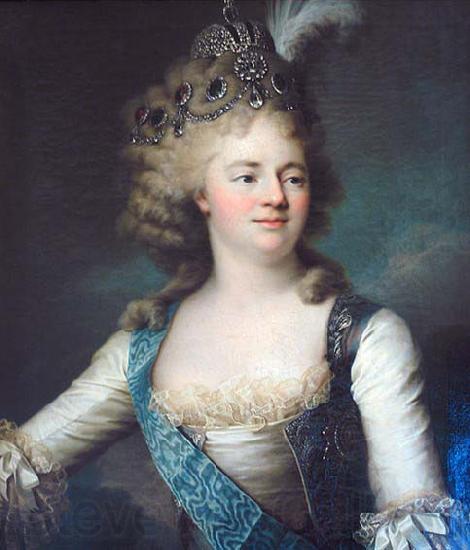 Jean Louis Voille Portrait of Grand Duchess Marie Fyodorovna France oil painting art